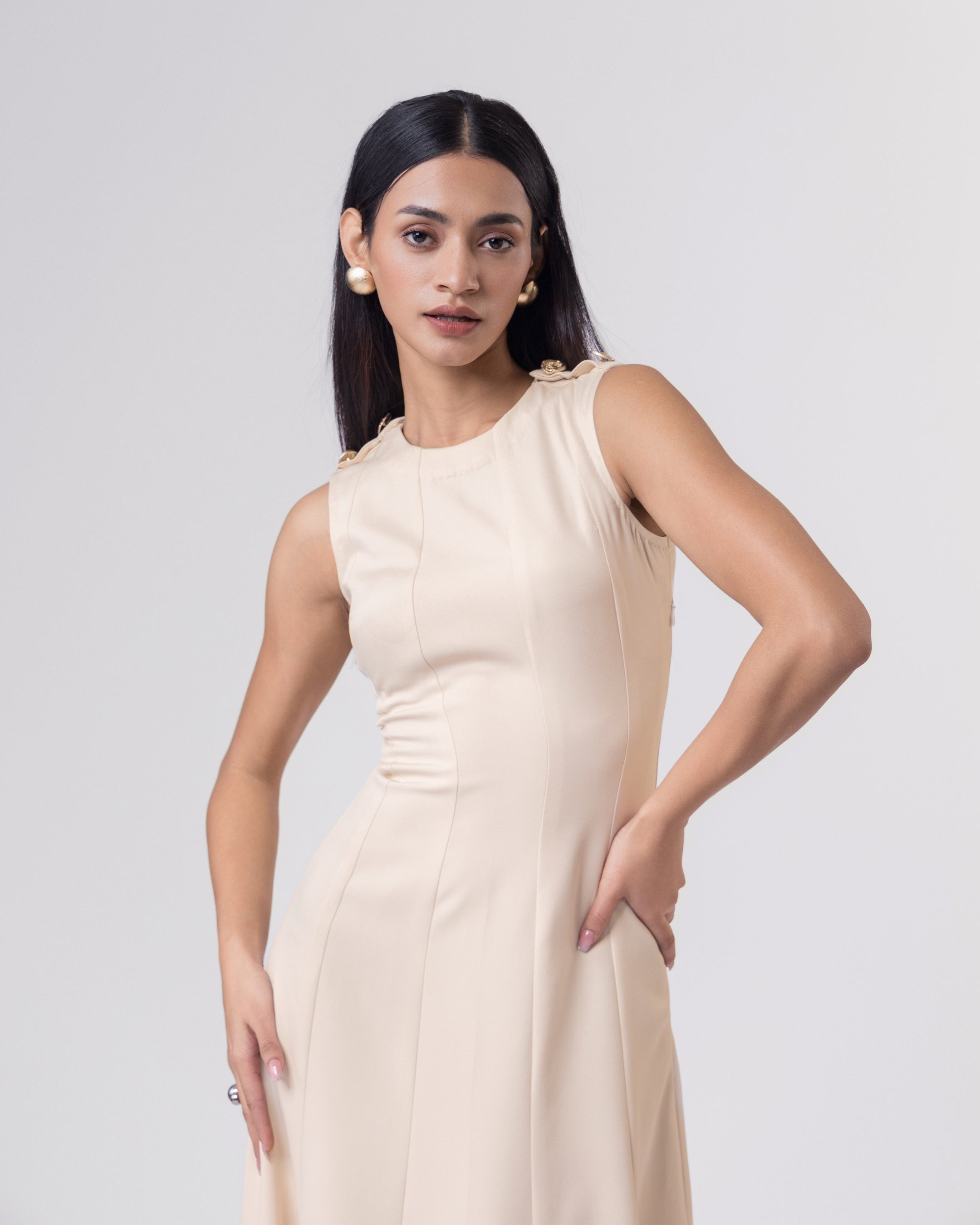 Sage Sculpt Dress