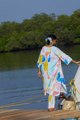 Happi Space multi printed kaftan- fashion rental on ReRack