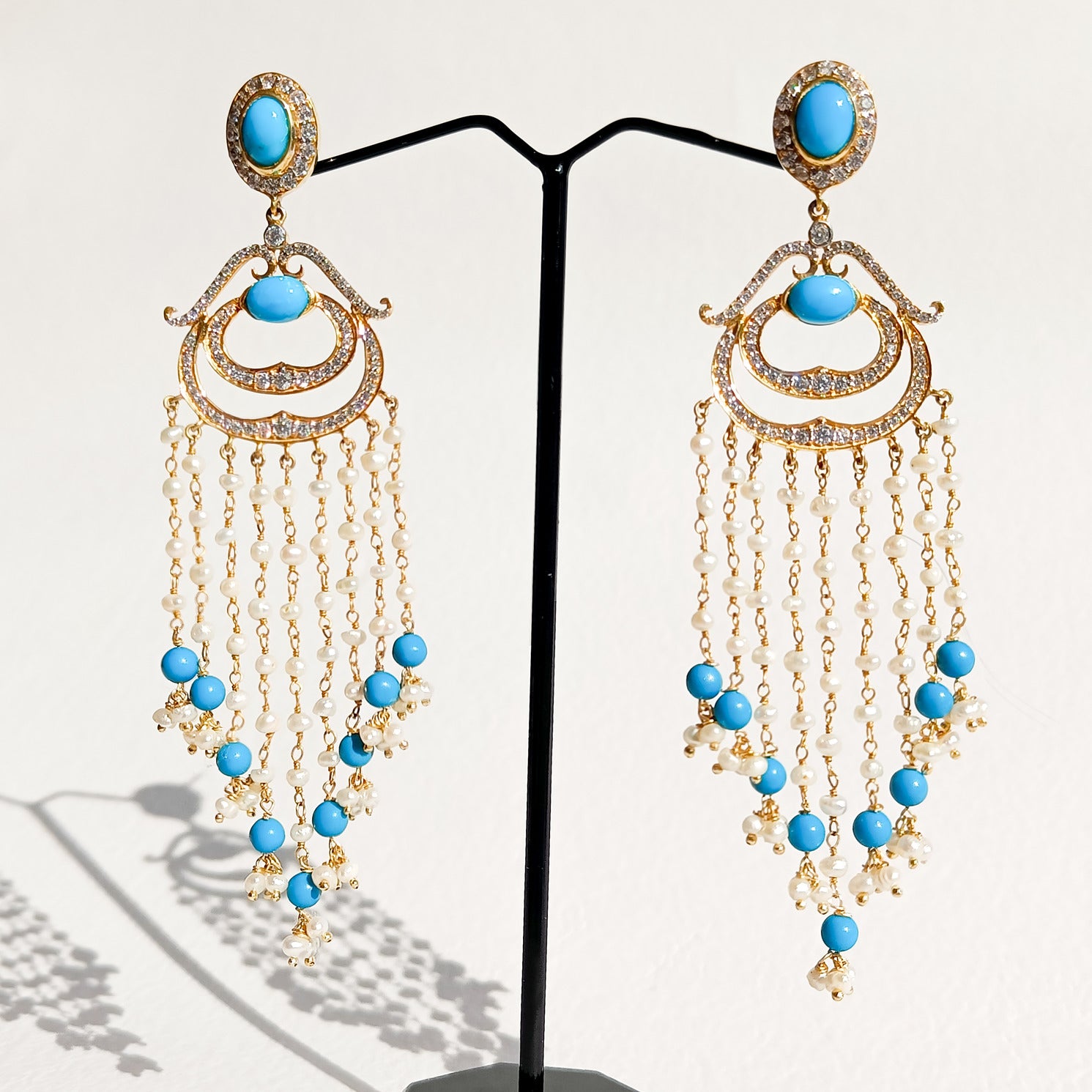 Jodhpur Blues Dangler Earrings