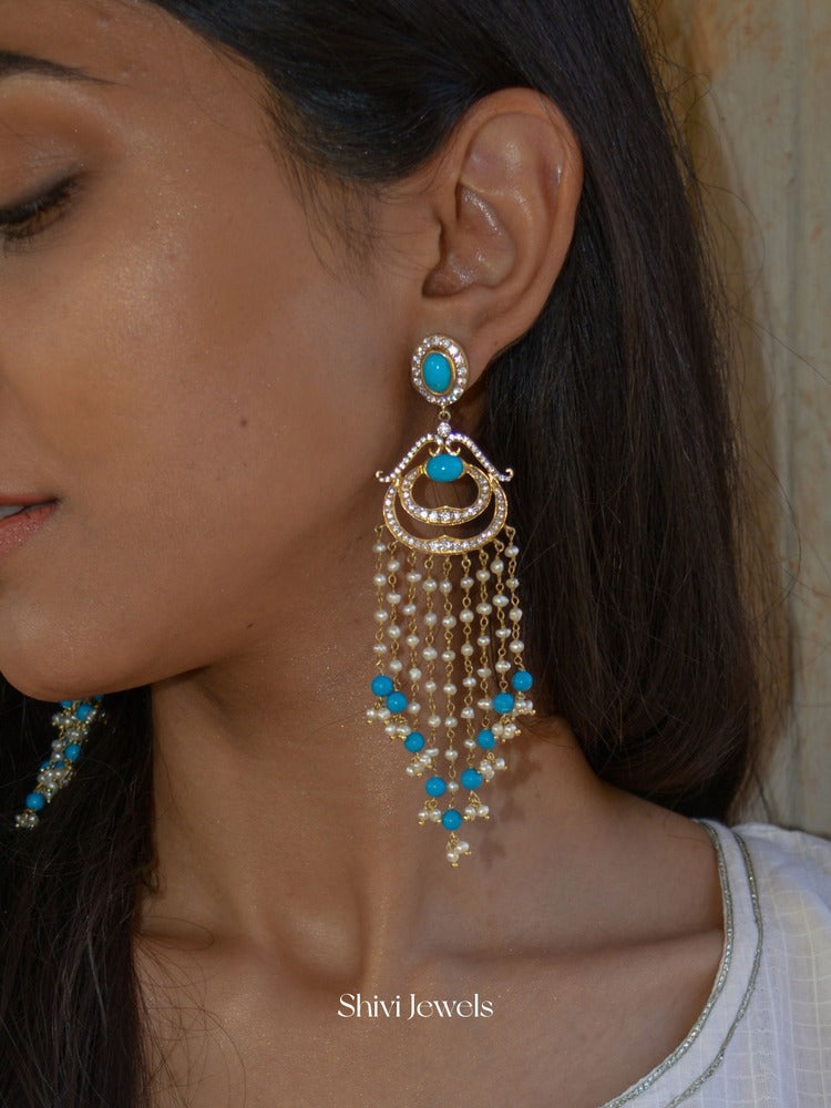 Jodhpur Blues Dangler Earrings