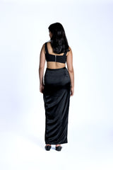 Rene Bandage Bustier & Draped Skirt Set