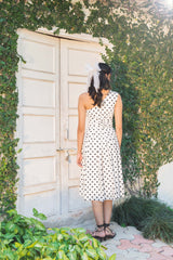 Adeline Polka Dotted Midi Dress